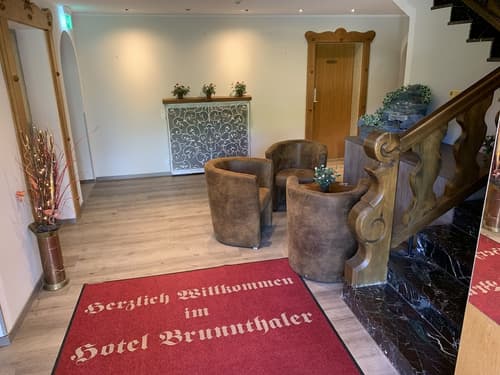Hotel Garni Brunnthaler, Lobby sitting area