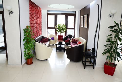 Hotel Razvan, Lobby sitting area