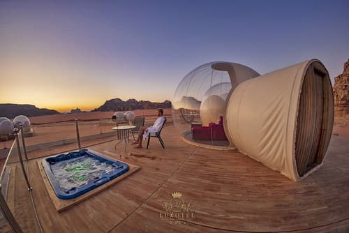 Wadi Rum Bubble Luxotel - Campsite