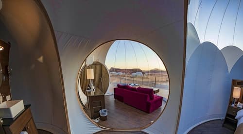 Wadi Rum Bubble Luxotel - Campsite