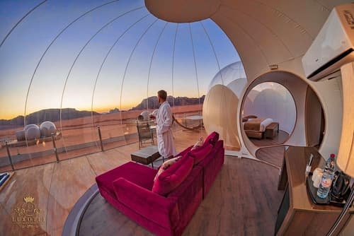 Wadi Rum Bubble Luxotel - Campsite