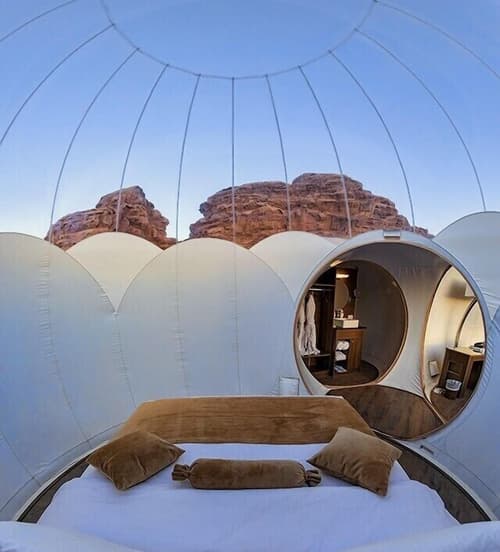Wadi Rum Bubble Luxotel - Campsite