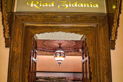 Riad Zidania, Interior entrance