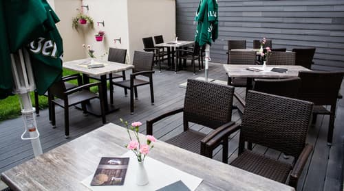 Hotel Atlas Leipzig, Terrace/patio