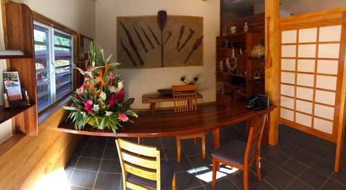 Bora Bora Holiday's Lodge and Villa, Reception