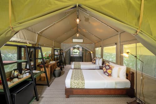 Hintok River Camp at Hellfire Pass