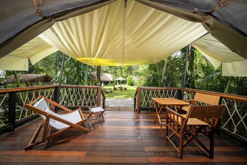 Hintok River Camp at Hellfire Pass, Balcony