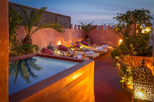 Riad Sable Chaud, Rooftop pool