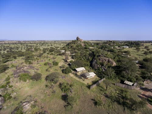 Mbuzi Mawe Serena Camp, Aerial view