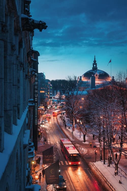 Hotel Christiania Teater, City view from property
