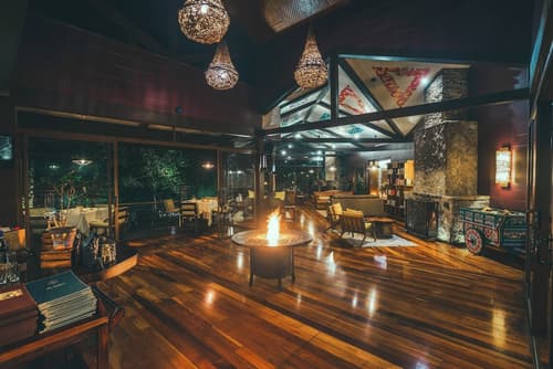 El Silencio Lodge and Spa, Lobby sitting area