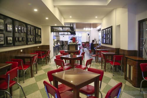 Hotel Museo San Moritz, Breakfast area