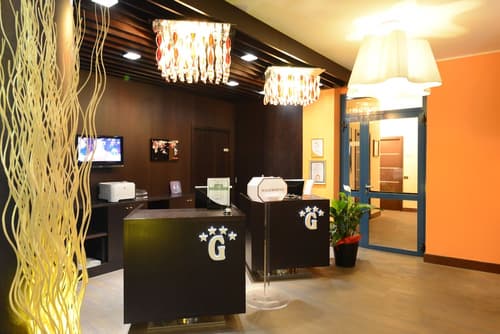 Hotel Guglielmo, Check-in/check-out kiosk