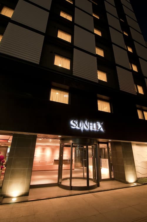 Hotel Sunflex Kagoshima, Front of property - evening/night