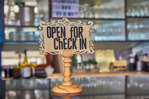 Kaikoura Boutique Hotel, Check-in/check-out kiosk