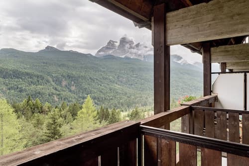 Hotel Boite, View from room