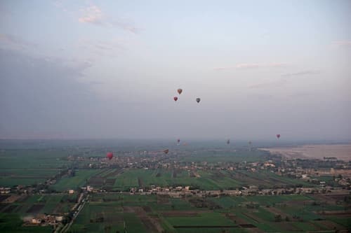 Cleopatra Hotel Luxor, Aerial view