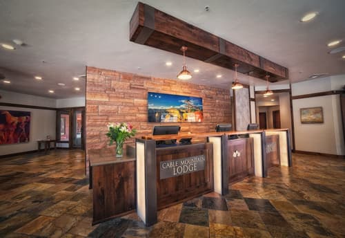 Cable Mountain Lodge, Check-in/check-out kiosk