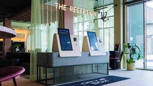 Citybox Kristiansand, Check-in/check-out kiosk