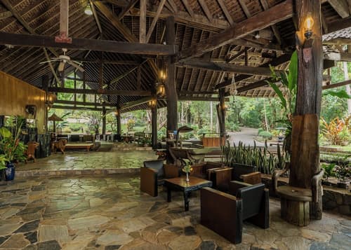 Home Phutoey River Kwai Hotspring & Nature Resort, Lobby sitting area