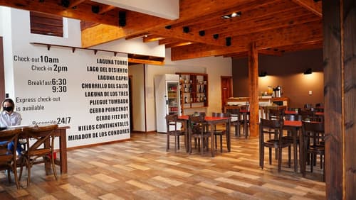 Hosteria El Paraiso, Breakfast area