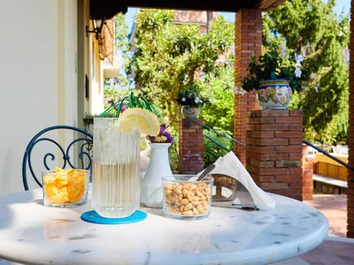 Hotel delle Palme, Terrace/patio