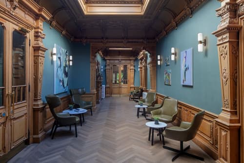 The Scott, Lobby sitting area