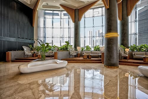 The First Collection Dubai Business Bay, Lobby sitting area