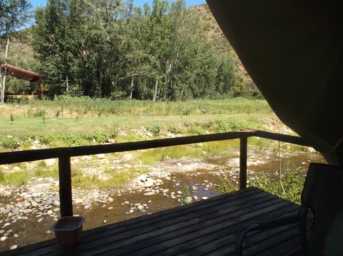 Old Mill Lodge, Working Ostrich Farm & Restaurant, Oudtshoorn, Terrace/patio
