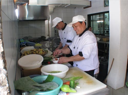 Dolphin House, Food and drink