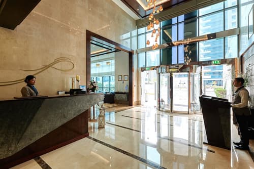 City Première Marina Hotel Apartments, Reception