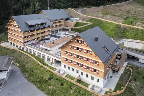 Berghaus Schroecken, Aerial view