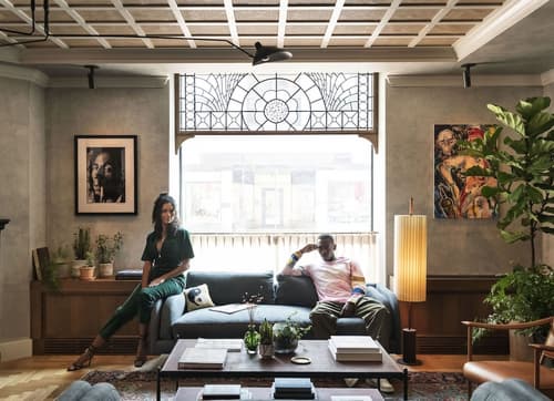 The Quoin Hotel, Lobby sitting area