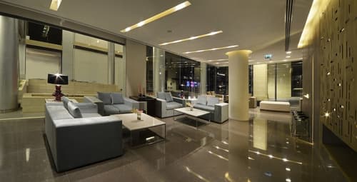 The Abdali Boulevard Hotel, Lobby sitting area