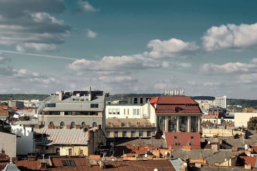 Rius Hotel Lviv, View from room