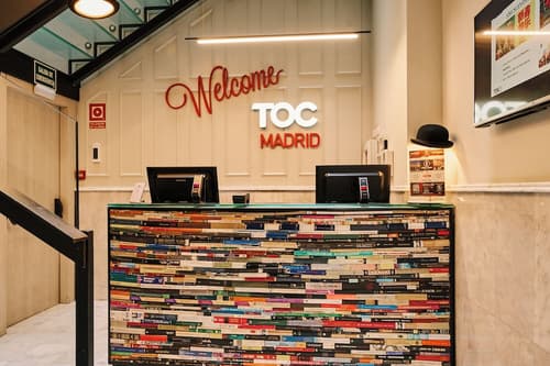 TOC Hostel and Suites Madrid, Reception