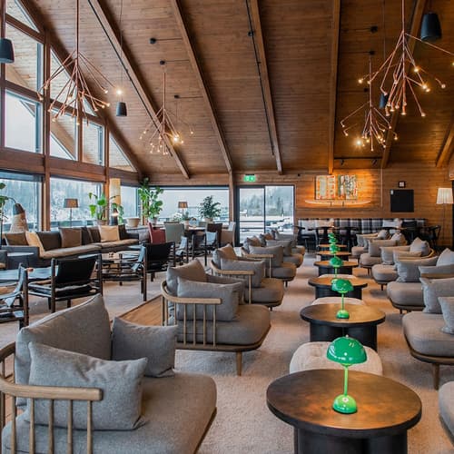 Gaustablikk Fjellresort, Lobby sitting area