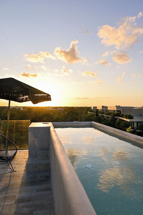 NAJ Boutique Hotel-Aldea Zama, Rooftop pool