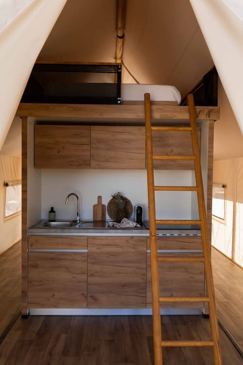 Wecamp Cadaqués, Private kitchen