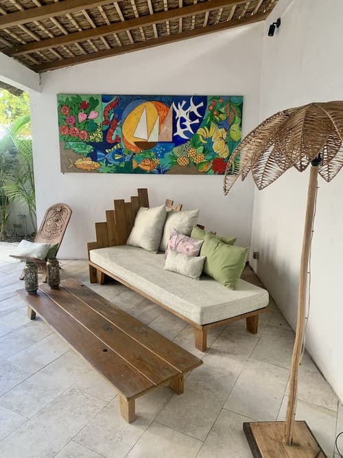 Sous le Badamier, Terrace/patio