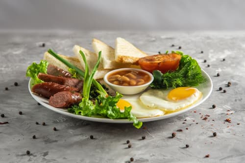 Hotel Touristan Bishkek, Breakfast meal