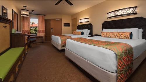 Disney's Caribbean Beach Resort, Guest room