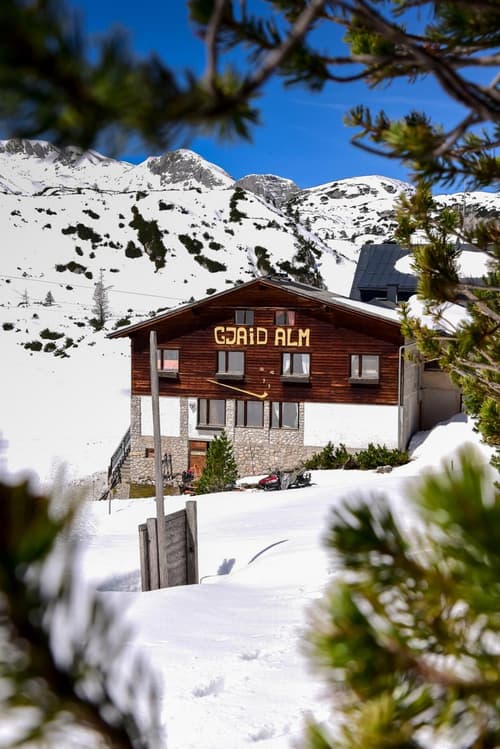 Gjaid-Alm 1739m am Dachstein-Only Accessible by Cable Car