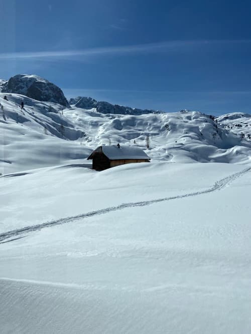 Gjaid-Alm 1739m am Dachstein-Only Accessible by Cable Car
