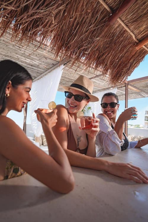 Terrasse Hotel Playa del Carmen