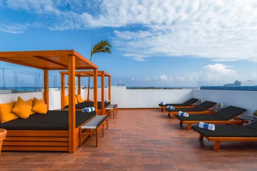 Terrasse Hotel Playa del Carmen
