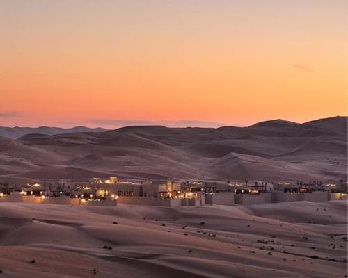  Abu Dhabi, Wüstenoase Qasr Al Sarab & Baden Jebel Dhanna