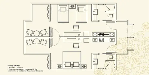Berjaya Langkawi Resort, Floor plan