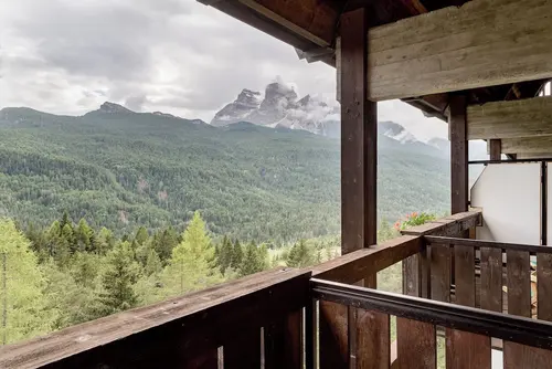 Hotel Boite, View from room