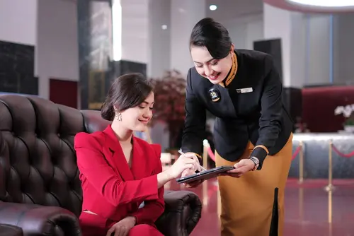 Merlynn Park Hotel, Check-in/check-out kiosk